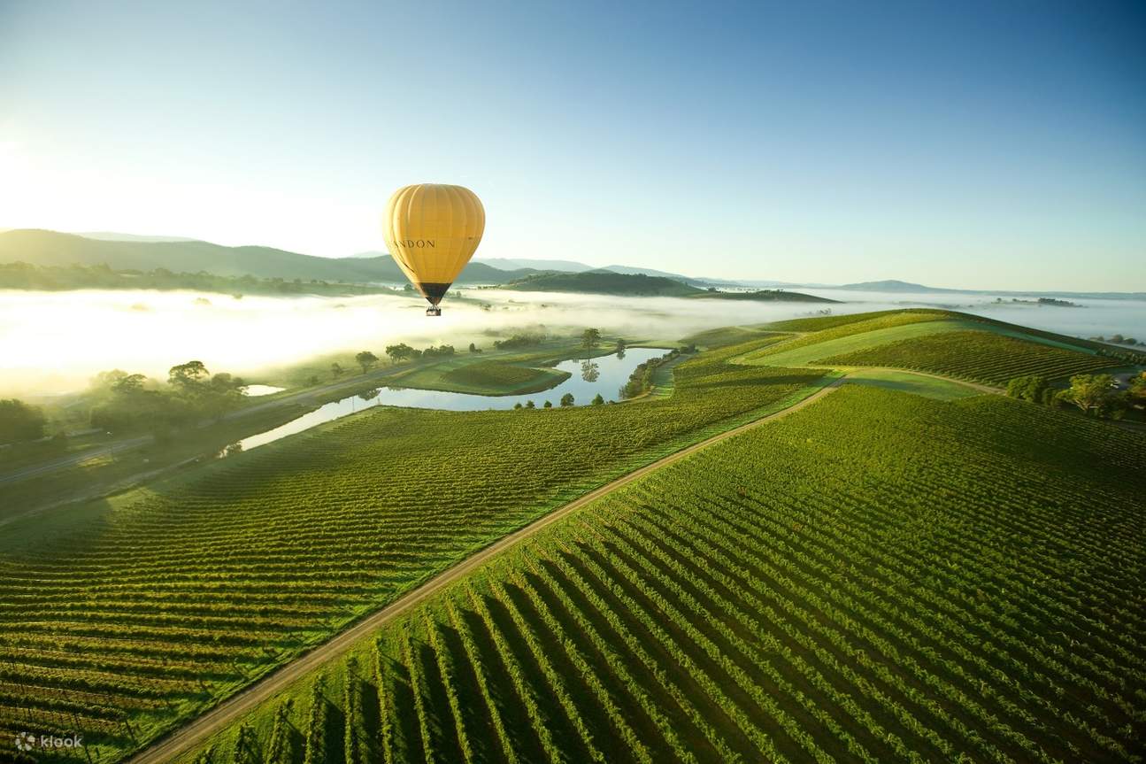 Yarra Valley Hot Air Balloon Flight and Winery Tour Klook